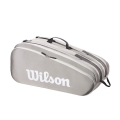 Wilson Tennis Racketbag Tour (Racket bag, 2 main compartments) 2023 stone grey 12-pack